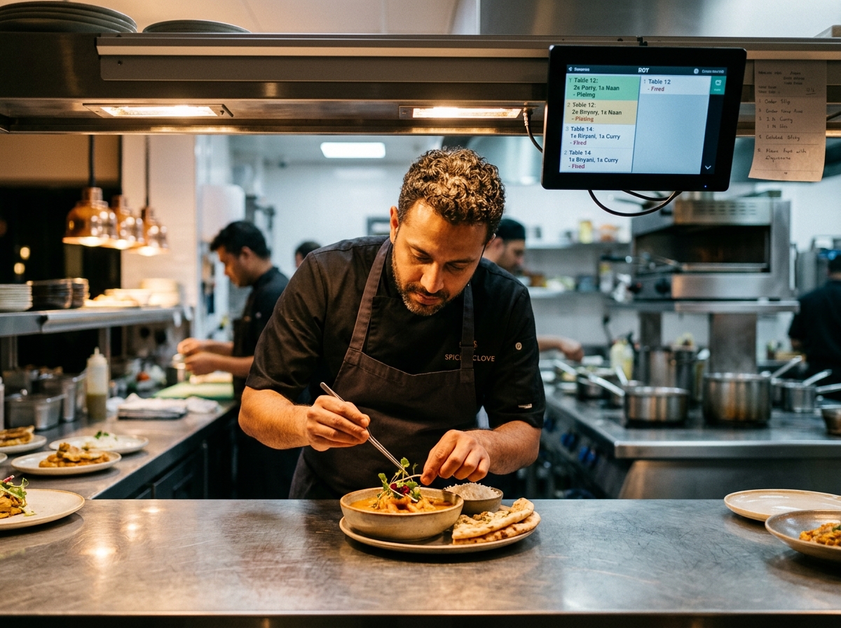 Chef Expediting at Pass